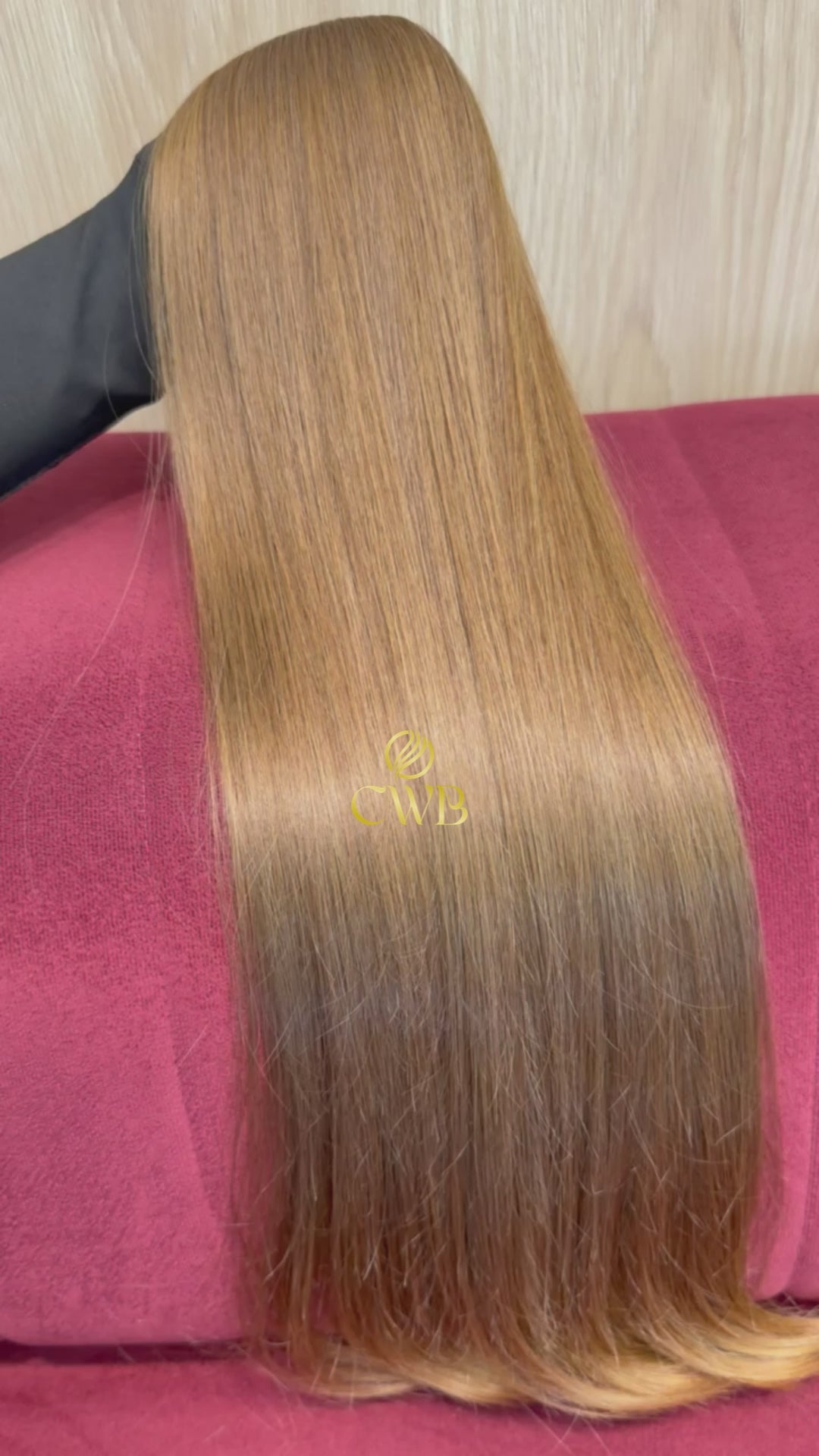 Cabelo Loiro Natural Claro 63cm 168g Brasileiro do Sul