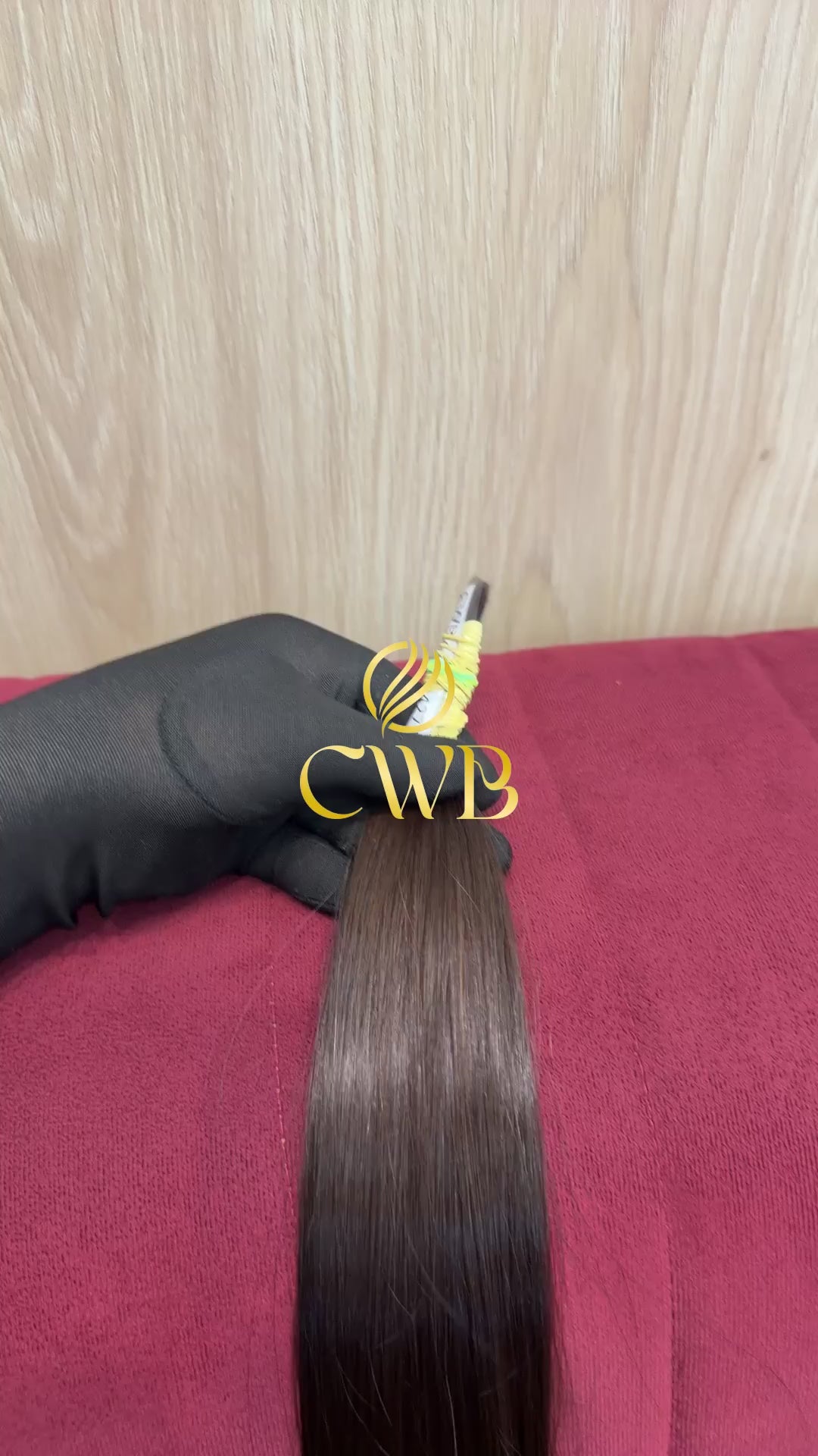 Cabelo Castanho Claro 40cm 18g Brasileiro do Sul