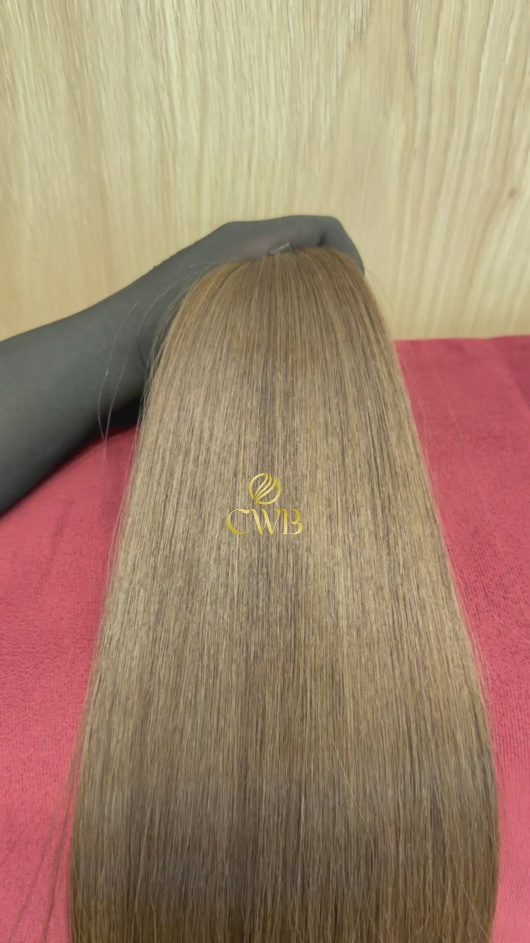 Cabelo Loiro Natural Escuro 63cm 233g Brasileiro do Sul