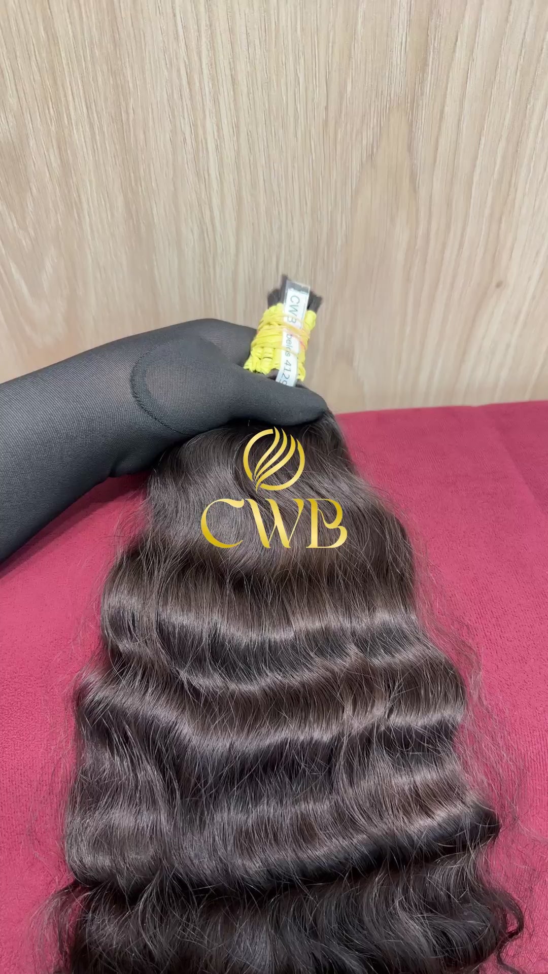 Cabelo Castanho Natural Médio 55cm 138g Brasileiro do Sul