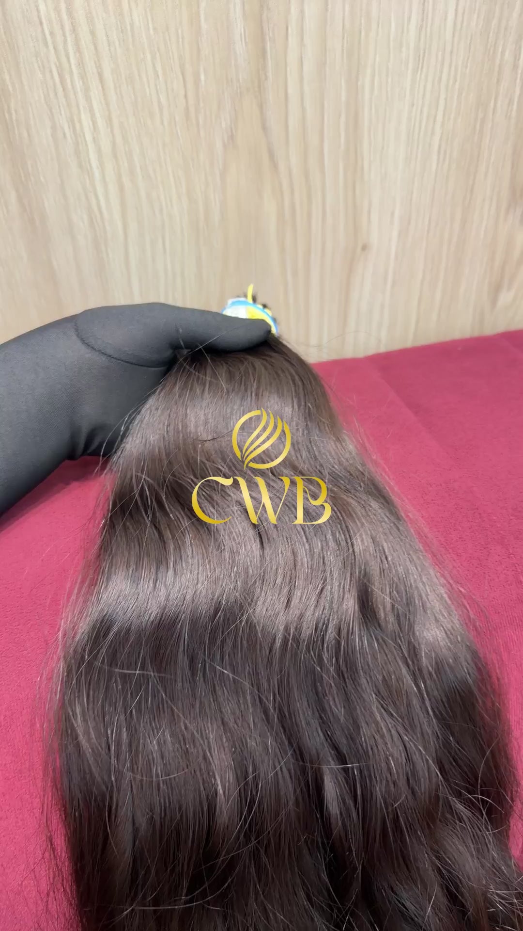 Cabelo Castanho Natural Claro 68cm 301g Brasileiro do Sul
