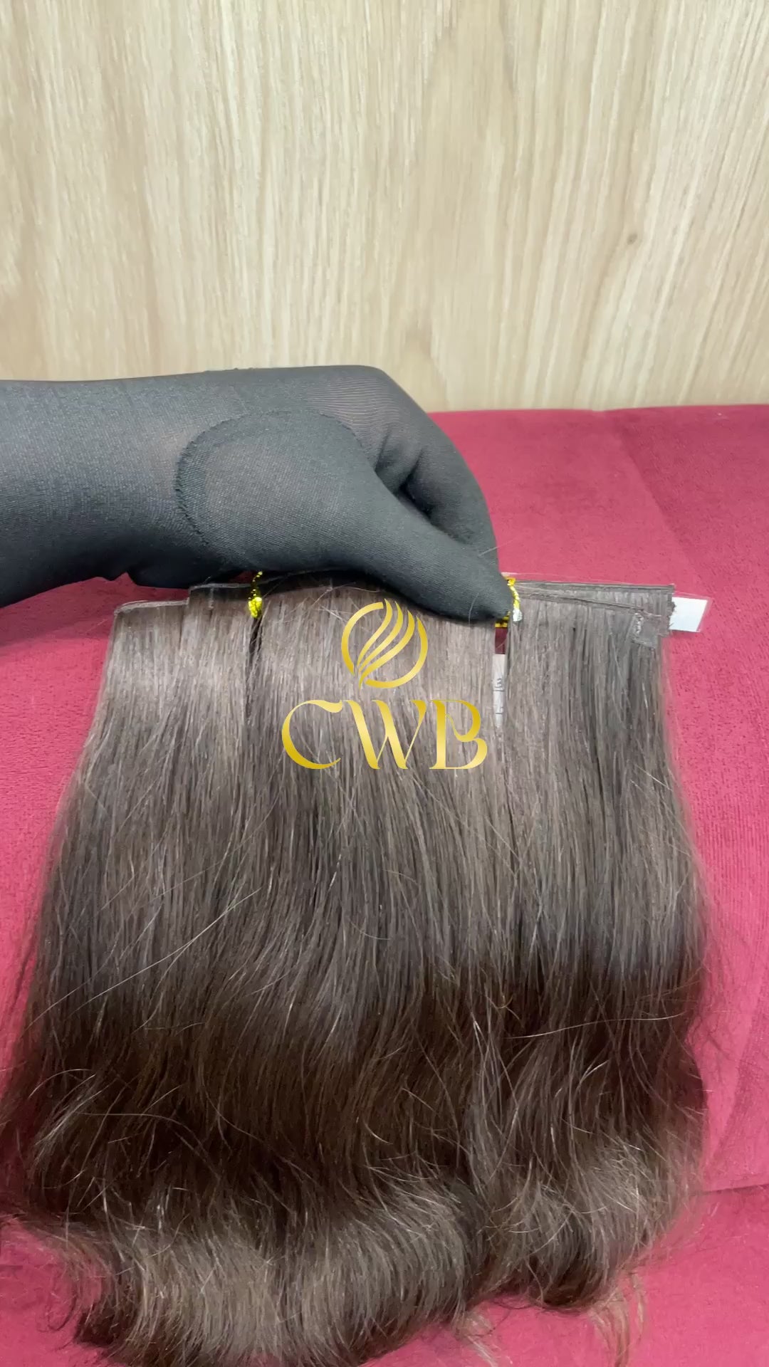 Cabelo Loiro Natural Escuro 37cm 87g Brasileiro do Sul