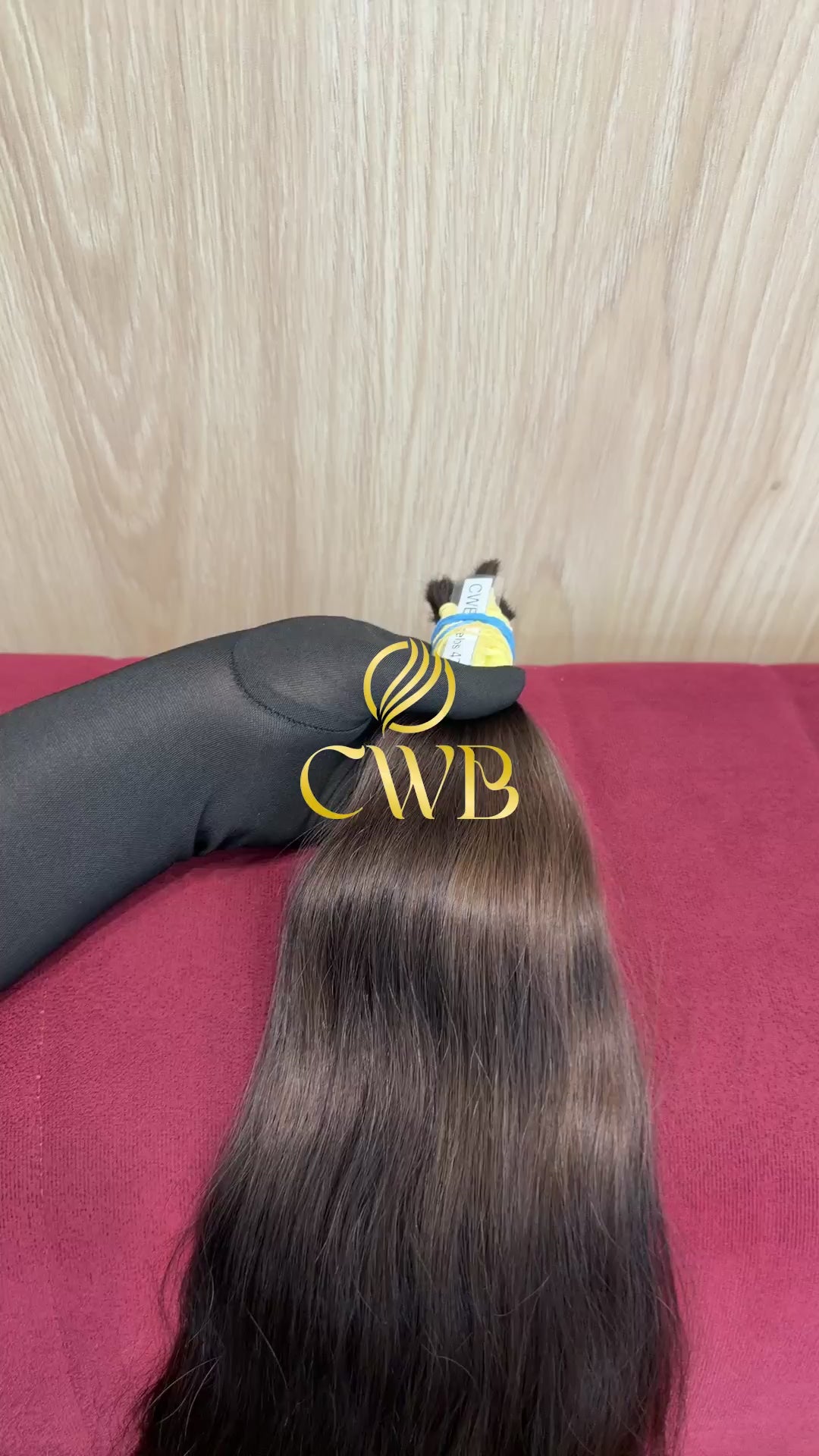 Cabelo Castanho Claro 64cm 148g Brasileiro do Sul
