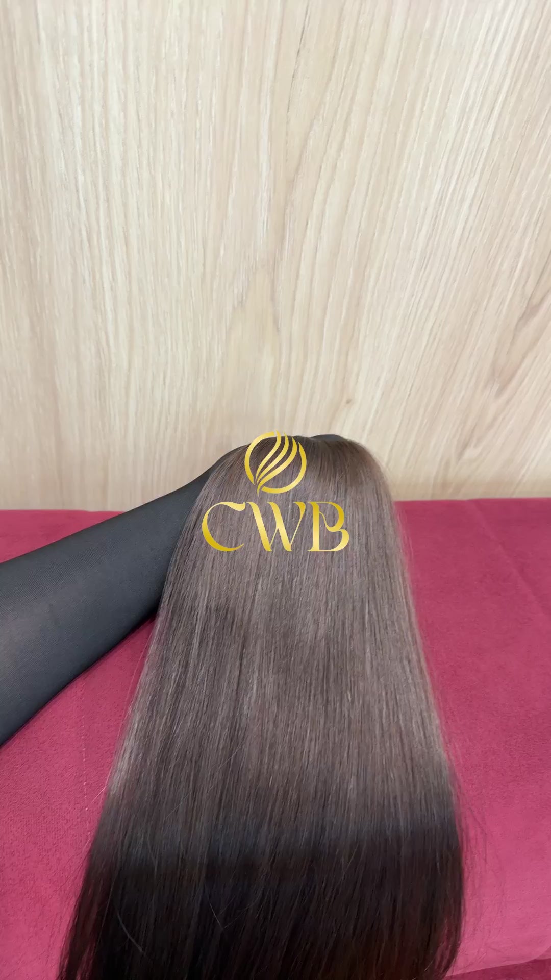 Cabelo Castanho Claro 70cm 126g Brasileiro do Sul
