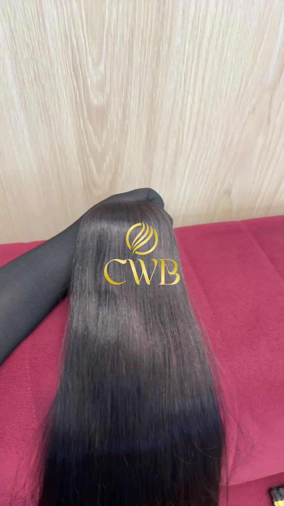 Cabelo Castanho Claro Natural 68cm 125g Brasileiro do Sul