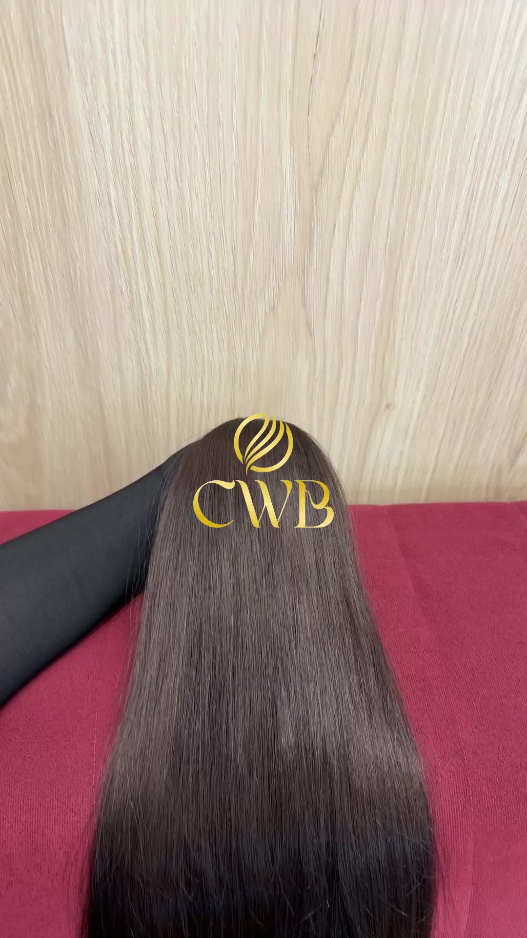 Cabelo Castanho Claro 67cm 165g Brasileiro do Sul