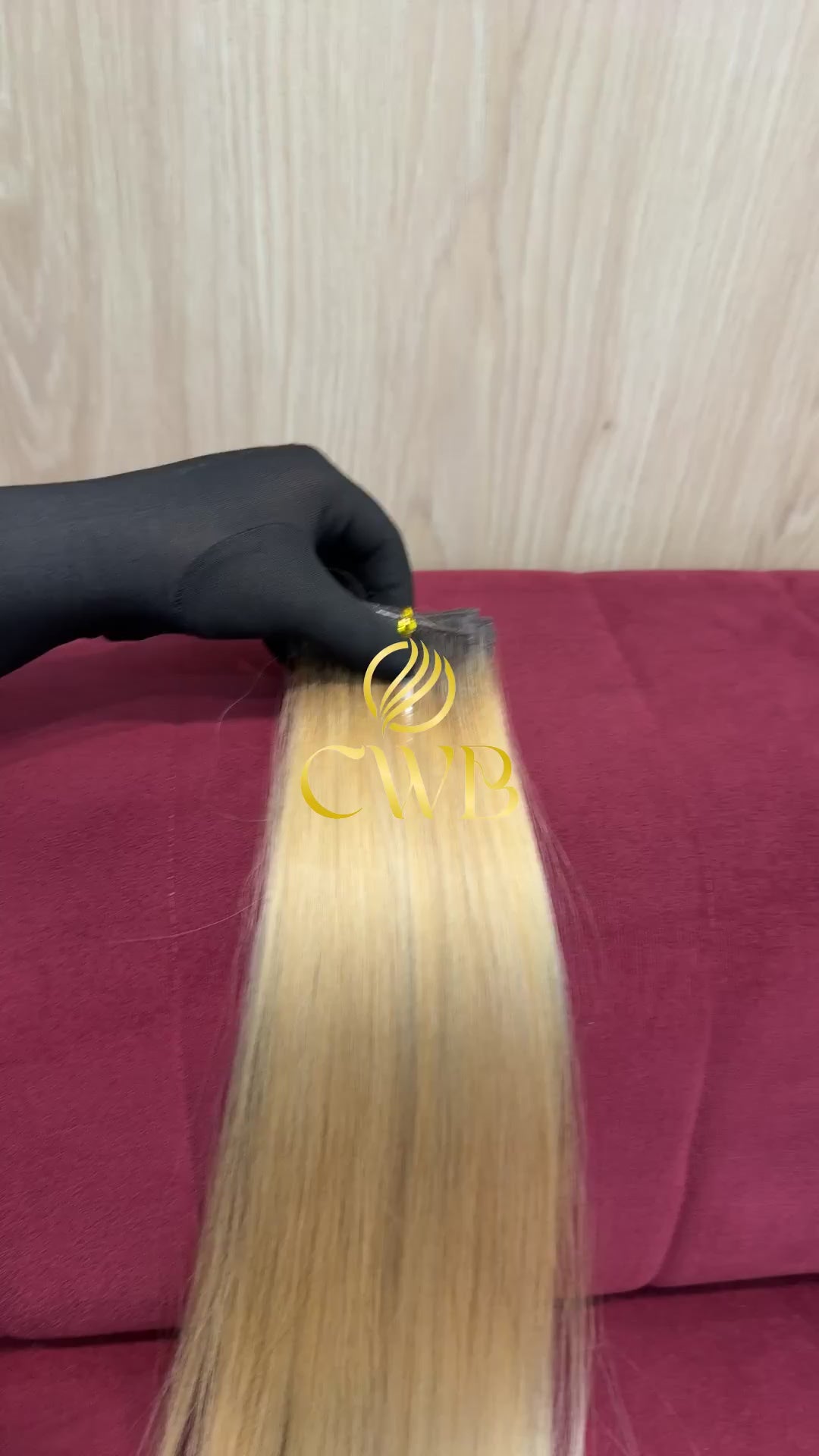 Cabelo Loiro Descolorido 54cm 78g Brasileiro do Sul