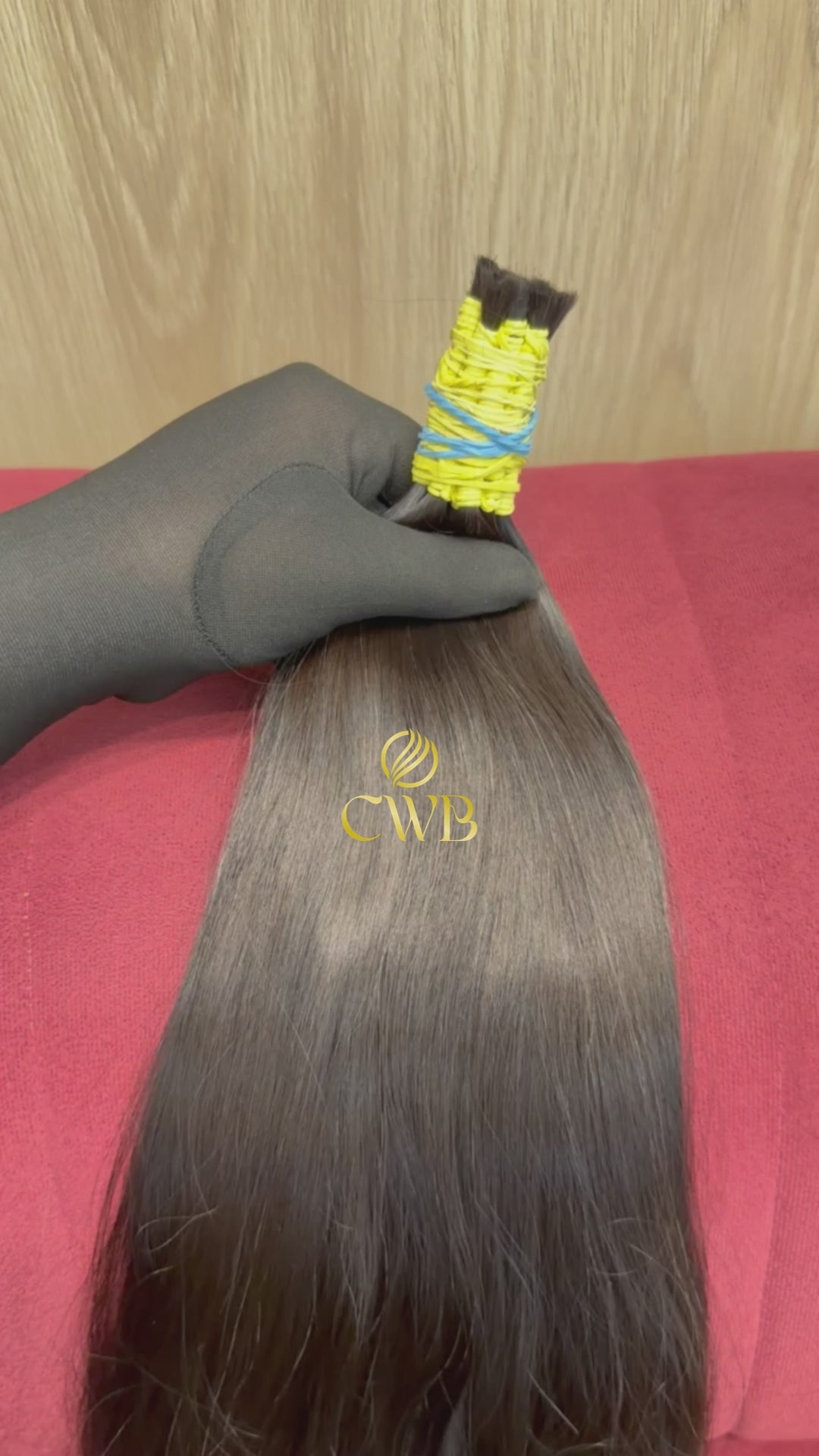 Cabelo Castanho Natural Médio 62cm 141g Brasileiro do Sul