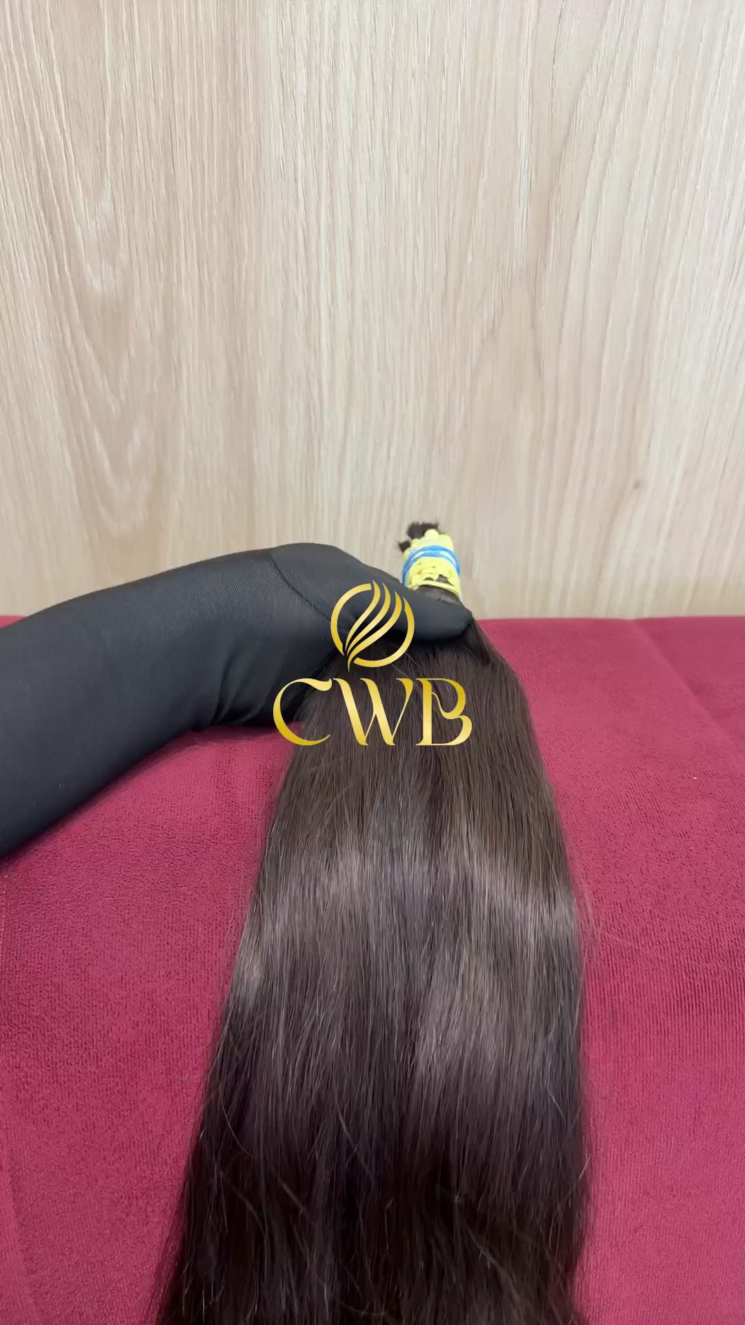Cabelo Castanho Claro 60cm 88g Brasileiro do Sul