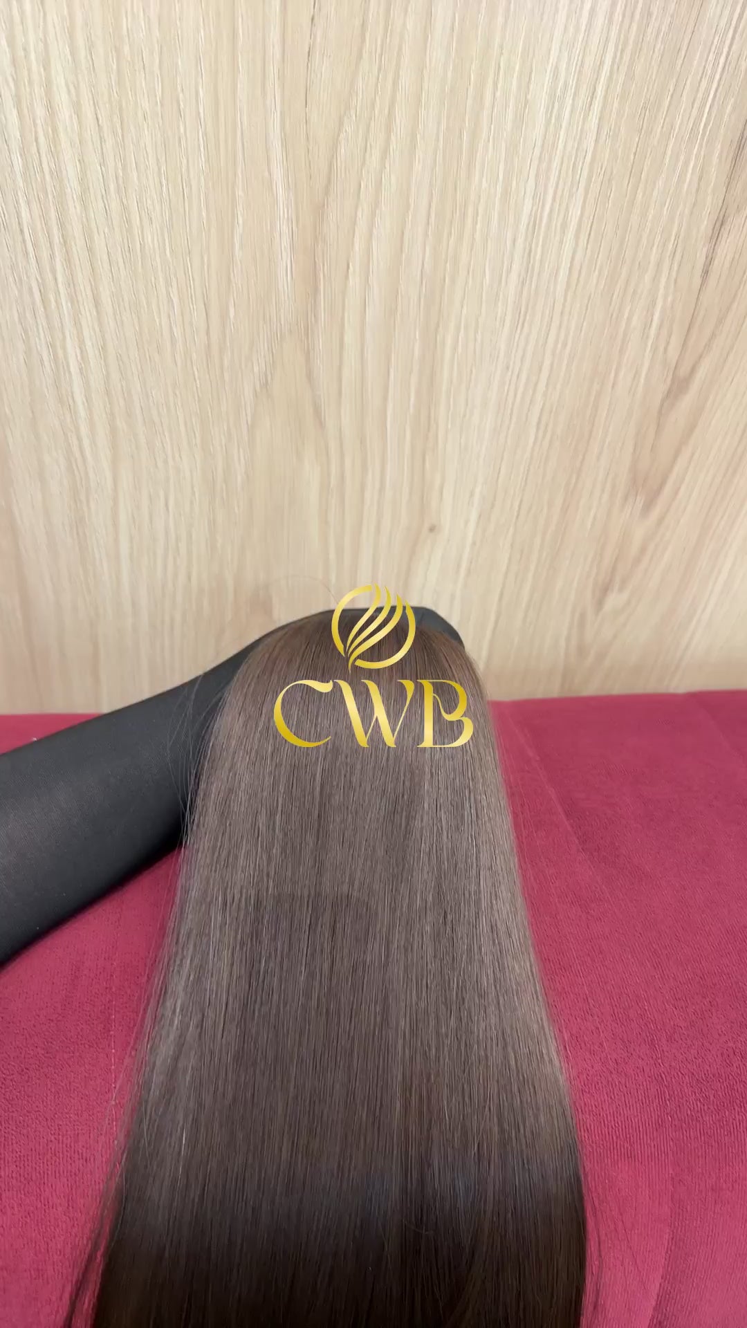 Cabelo Castanho Natural Claro 64cm 209g Brasileiro do Sul