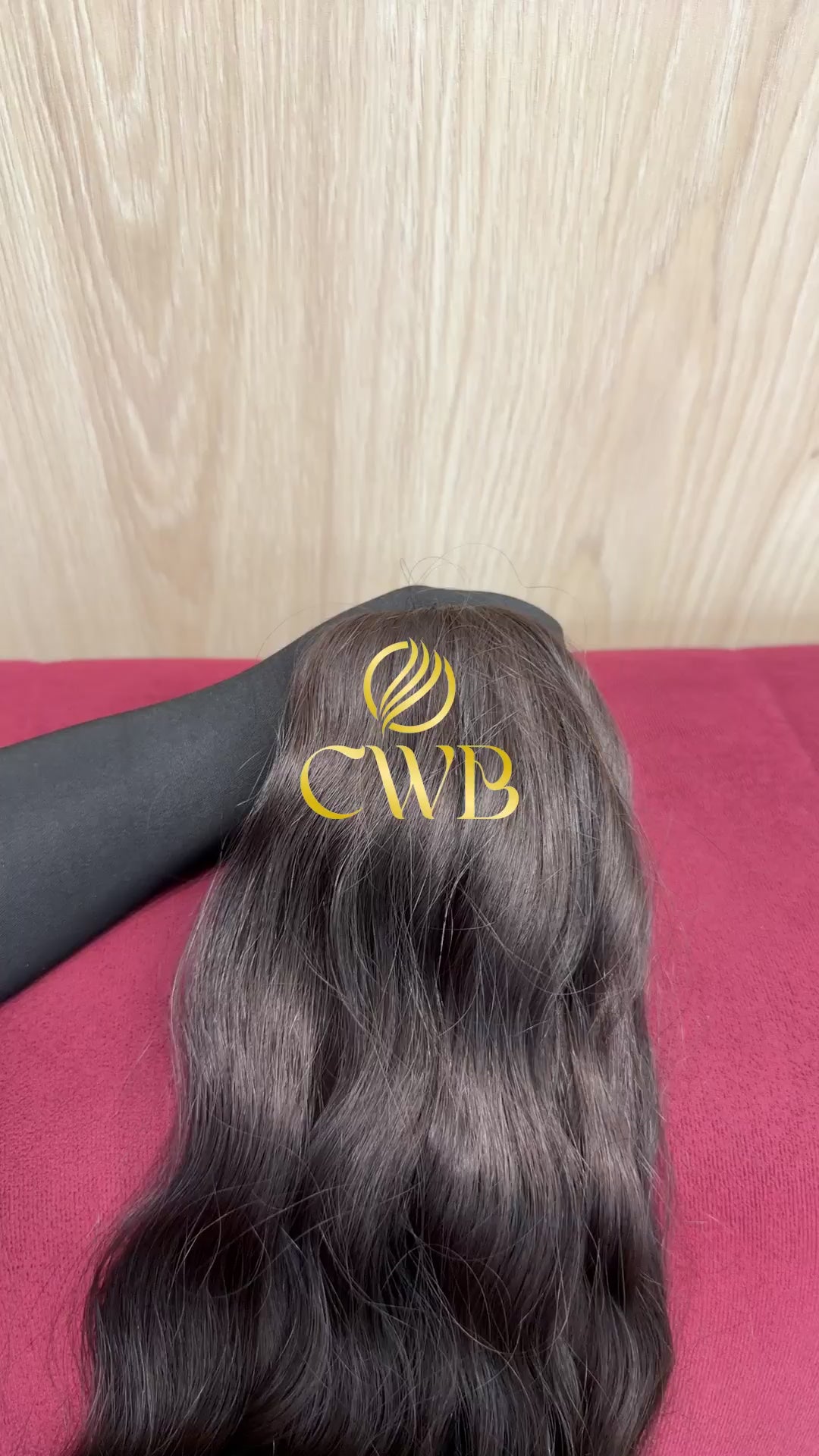 Cabelo Castanho Natural Médio 57cm 135g Brasileiro do Sul