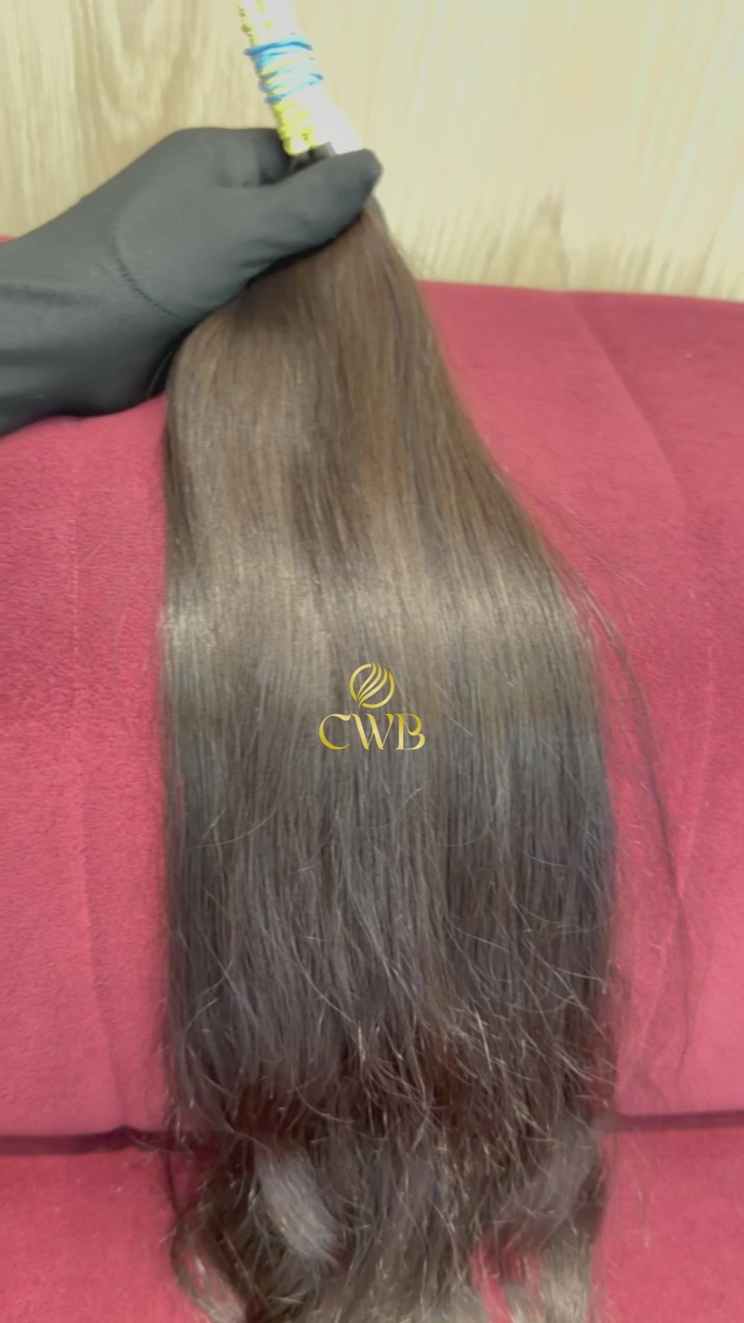 Cabelo Castanho Claro Natural 64cm 71g Brasileiro do Sul