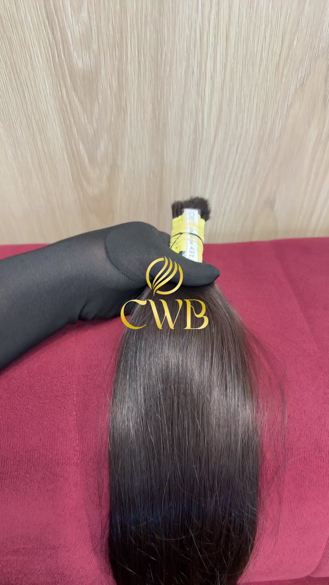 Cabelo Castanho Claro 57cm 132g Brasileiro do Sul